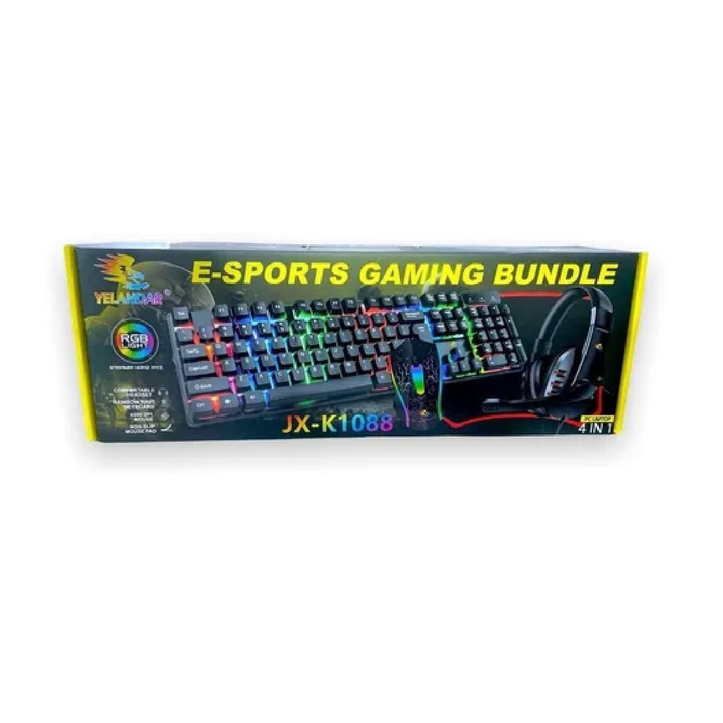 Kit4 Em 1 Teclado Mouse Mousepad Fone Headset Game Jogo Gamer Jogador Profissional - Image 4