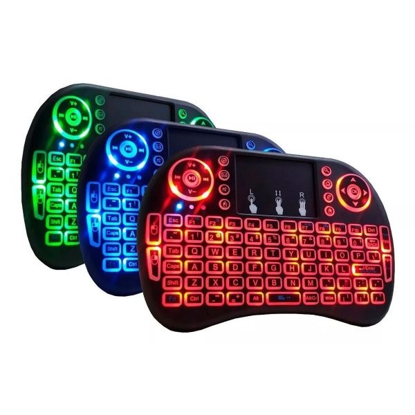 Mini Teclado Controle S/ Fio Touch Led - Image 2